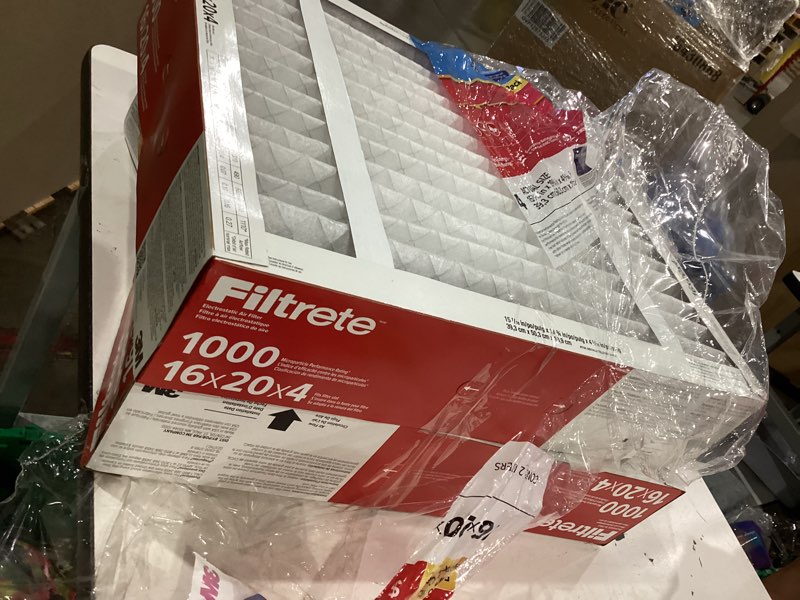 Condition photo showing Good Condition for filtrete 16-in w x 20-in l x 4-in merv 11 1000 mpr allergen defense electrostatic pleated air filter (2-pack)