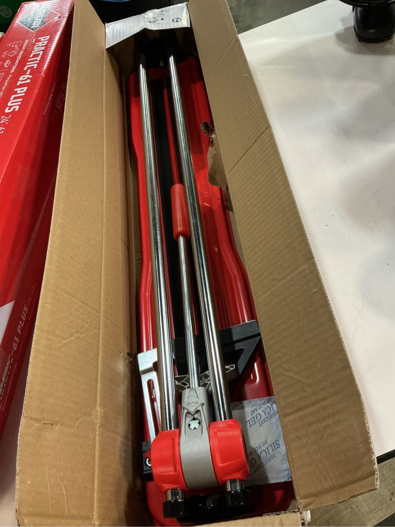 Condition photo showing Good Condition for rubi practic 61 plus-24 in. tile cutter with tungsten carbide blade and roller guide