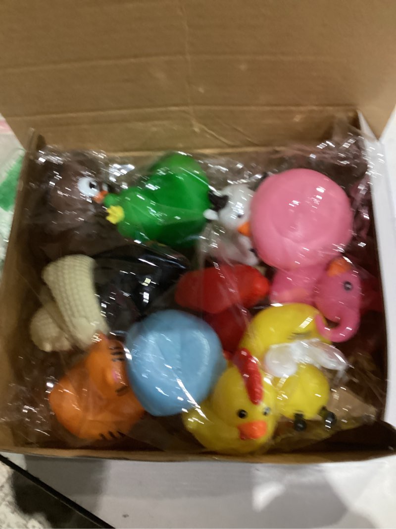 Condition photo showing Good Condition for 12pcs rubber ducks,toddler bath toys,no hole bathtub toys,baby pool toys for 18 months and older rubber duck 12 pcs 12.0