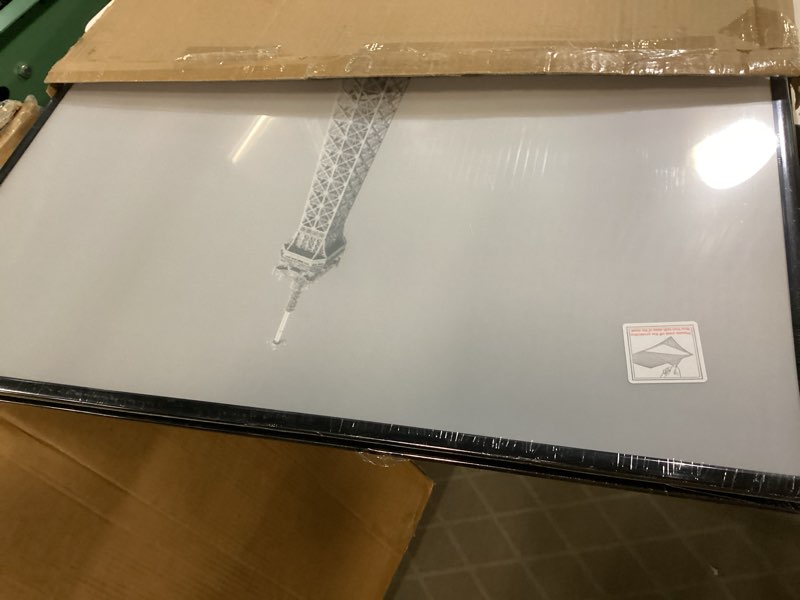 Condition photo showing Good Condition for upsimples 24x36 Poster Frame Black 3 Pack, Scratch-Proof Picture Frames 24 x 36 for Photo Gallery - Slide-In Strips, Horizontal or Vertical Wall Mounting