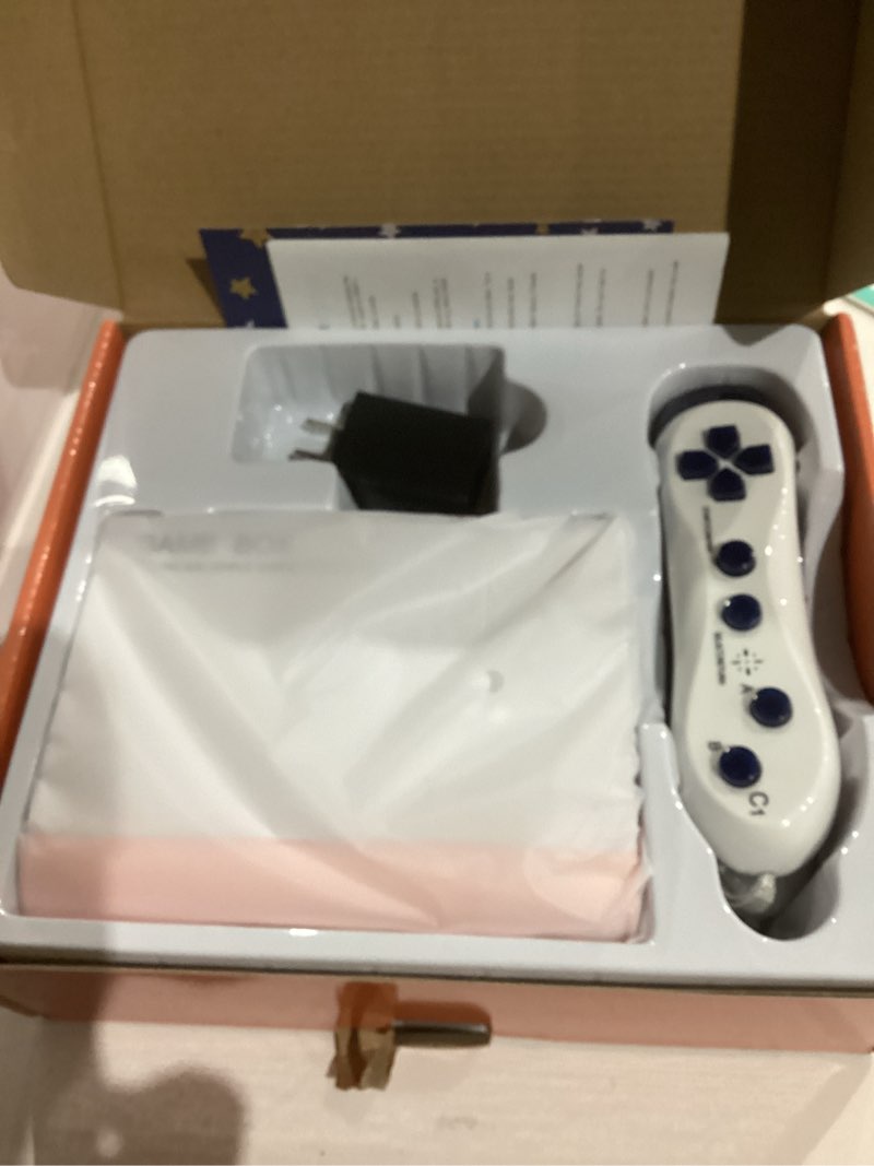 Condition photo showing New/Like New for AR Motion Game Console for Kids: Plug and Play TV Video Game System for Indoor Physical Play Interactive Family Fun Game Nights Parties Playtime - Great Gift for Boys Girls (Pink&White)