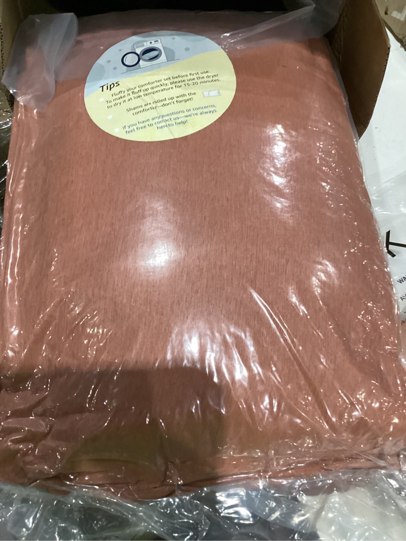 Condition photo showing Good Condition for umber bed in a bag super king plus bedding sets with comforters, all seasons comforter bed set with sheets,pillowcases & shams