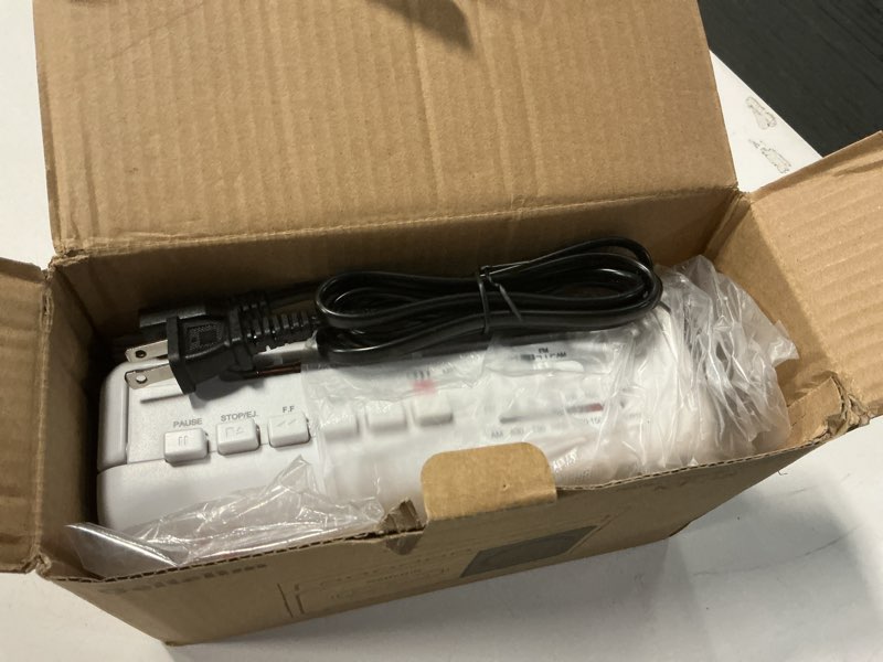 Condition photo showing Good Condition for Gelielim Portable Cassette Player, Cassette Tape Player AM/FM Radio,Casette Tape Recorder with Earphone Jack, Cassette Boombox Battery Operated or AC Powered White