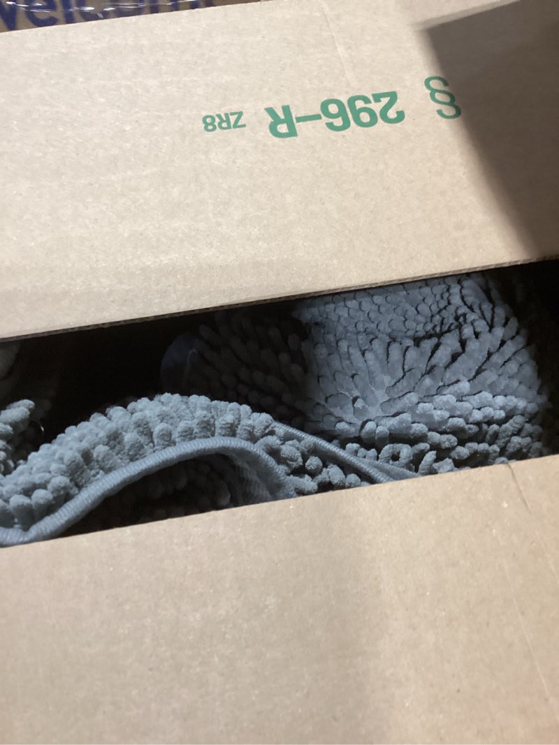 Condition photo showing New/Like New for OLANLY Bathroom Rugs 70x46, Extra Soft Absorbent Chenille Bath Rugs, Rubber Backing Quick Dry, Machine Washable Bath Mats for Bathroom Floor, Tub and Shower, Home Decor Accessories, Grey 70" x 46" Grey