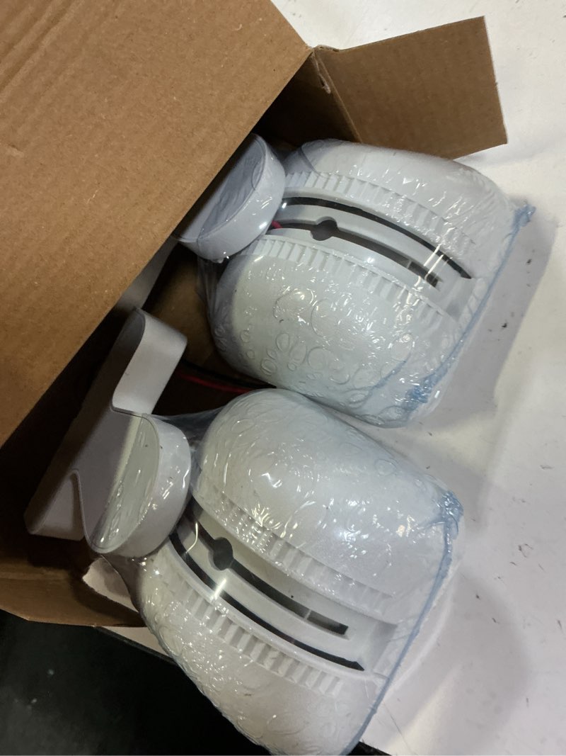 Condition photo showing New/Like New for tanlux red exit sign with emergency lights, led emergency exit light with battery backup, ul listed, ac 120/277v, commercial emergency lights combo for business - 1 pack 1 pack white housing+red letter