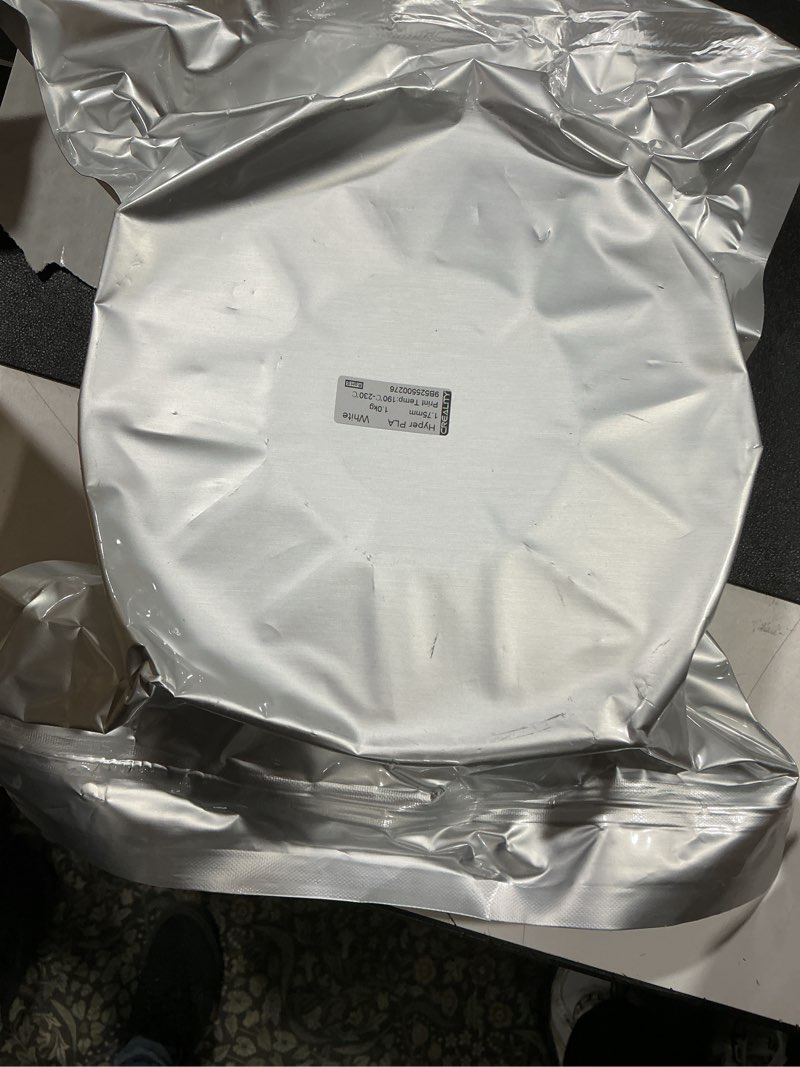 Condition photo showing New/Like New for creality hyper pla filament 1.75mm, rfid 3d printer filament pla for high speed 30-600mm/s, 1kg(2.2lbs)/spool filament support cfs, fits for k2 plus combo and most 3d printers (black)