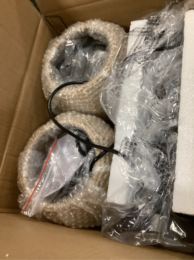 Condition photo showing New/Like New for SGLfarmty Plug in Wall Sconces Set of 2, Boho Rattan Wall Mounted Lights with Plug in Cord Hand, Farmhouse Woven Hemp Rope Wall Bedside Lamps, Indoor Rustic Hanging Lamp for Bedroom Living Room Plug in Wall Light-2 Pack