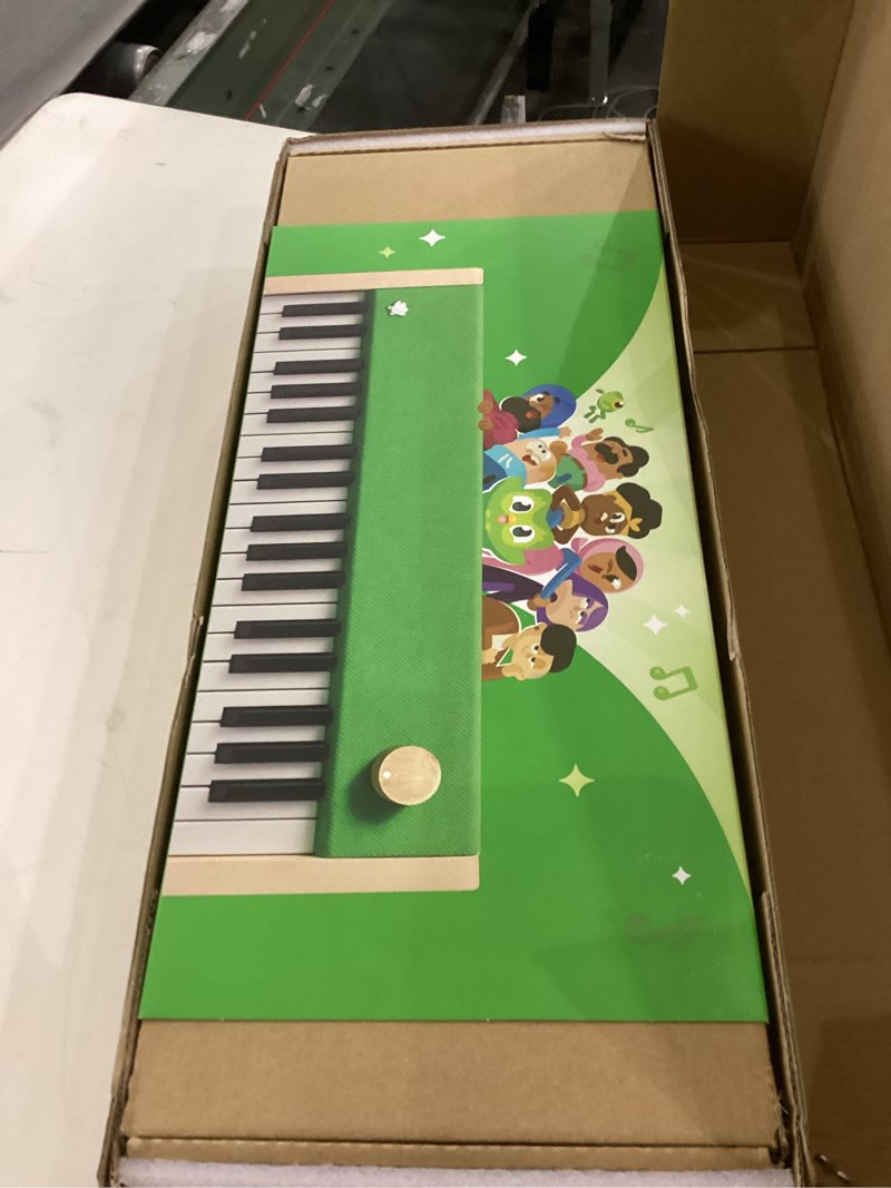 Condition photo showing New/Like New for Loog Digital Piano - Portable Keyboard for Beginners with Musician Grade Sound, MIDI Over USB-C Rechargeable Musical Educational Instrument (Loog x Duolingo piano)