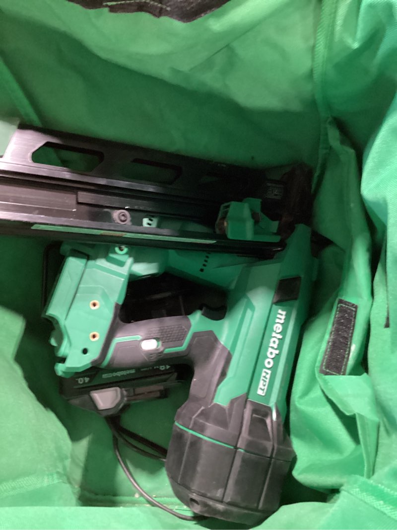 metabo hpt multi-volt 3-1/2-in 21 -degree cordless roundhead framing nailer (battery included and
