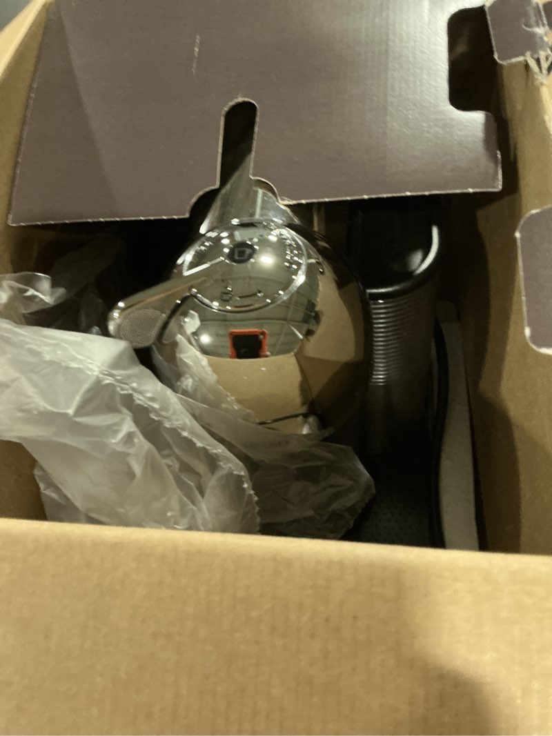 Condition photo showing As Is for Nespresso Vertuo Coffee and Espresso Maker by Breville, Chrome Machine Chrome