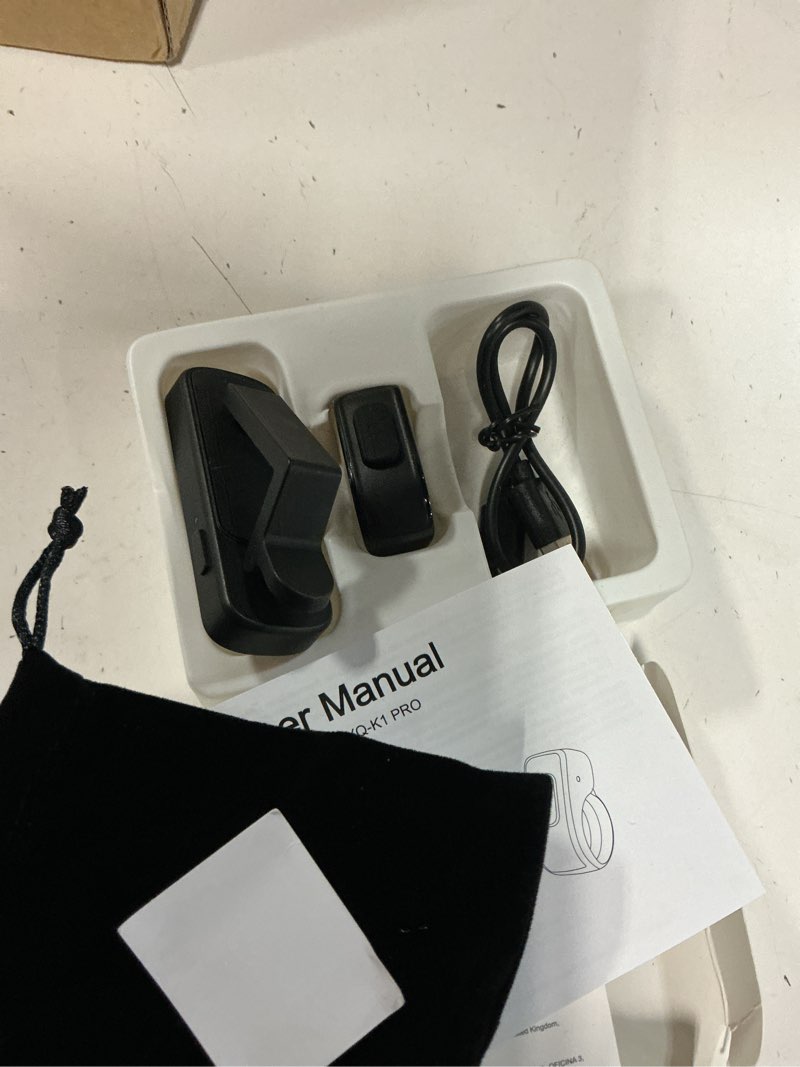 Condition photo showing As Is for page turner ring for kindle,remote control for iphone ipad android tablets e-readers,clicker page turner for kindle accessories for camera video record&shutter selfie (black) black ring-k1
