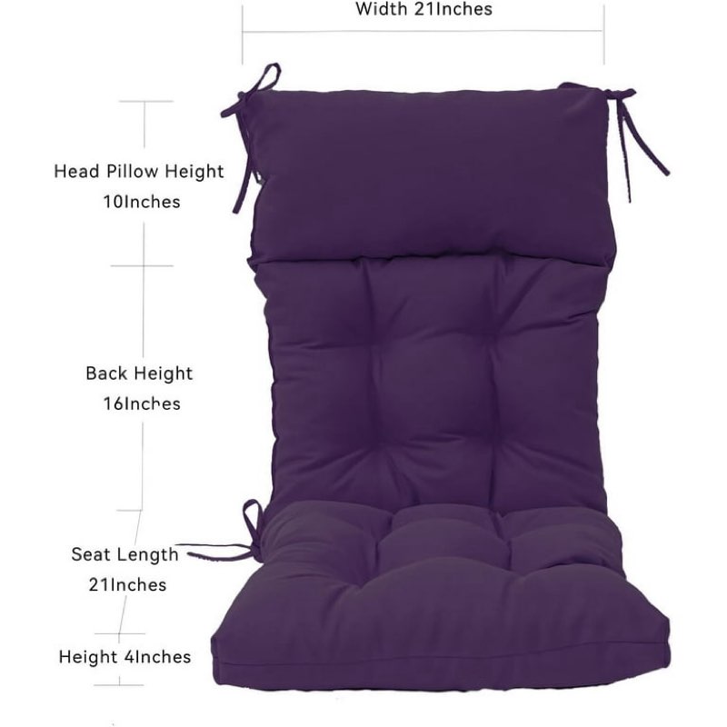 indoor/outdoor high back chair cushion,spring/summer seasonal replacement cushions.