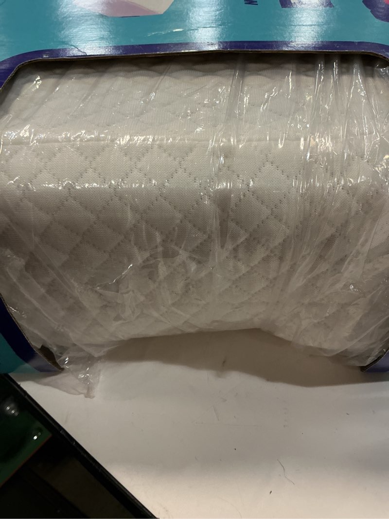Condition photo showing Good Condition for 1 pack harborest cooling cube pillow - side sleeper pillow for neck and shoulder pain, memory foam pillow cube pro with adjustable firmness,24\"x12\"x6\" white-ice thick-24\"x12\"x6\"