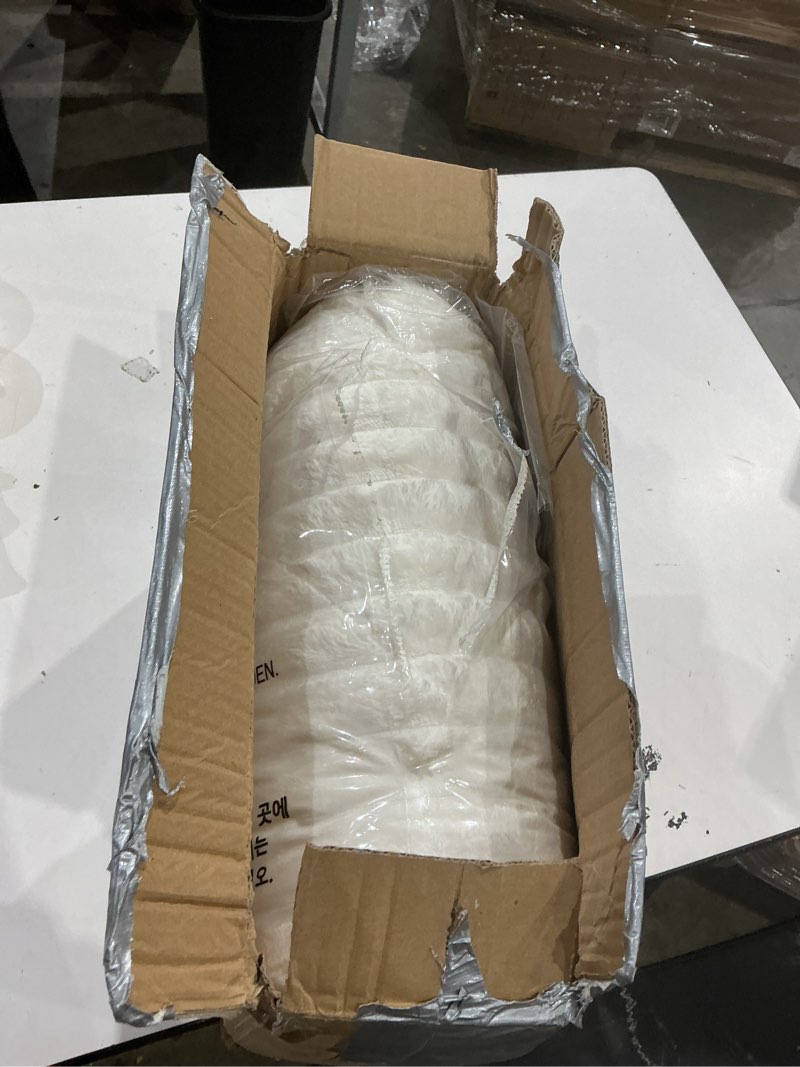 Condition photo showing Good Condition for novilla queen flannel mattress topper, ultra soft faux fur mattress pad with deep pocket, quilted thickened warm bed topper for winter, fits 8-21" mattress, machine washable, white white queen