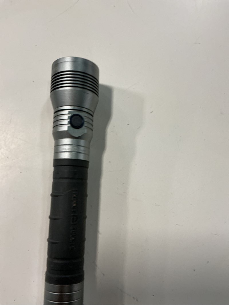 Condition photo showing As Is for project source 1000-lumen 4 -adjustable mode led spotlight flashlight