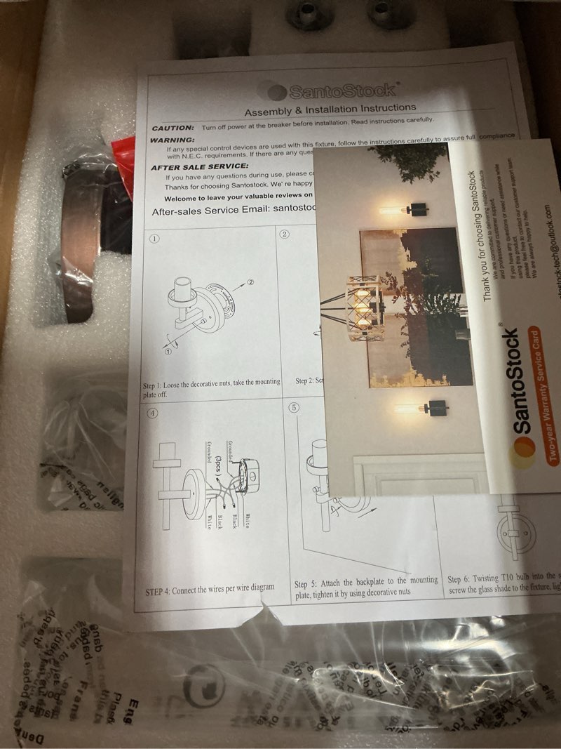 Condition photo showing New/Like New for oil rubbed bronze wall sconces set of two, bathroom wall sconces vanity lights with clear glass shade, modern farmhouse wall mount lights for mirror bedroom living room stairwell hallway hardwired (2 pack) (hardwired) oil rubbed bronze & clear glass