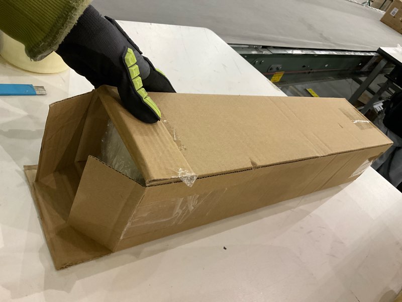 Condition photo showing As Is for 5 Set Peel and Stick Wall Molding Kit, Premade Accent Molding Wainscoting Panel for Interior Wall Moulding Decor, Ready to Assemble Wainscoting Accent Panel, 13.8 x 19.7 Inches