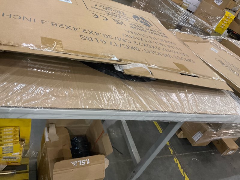 Condition photo showing Good Condition for 1500 Pieces Rotating Plastic Puzzle Board with Drawers and Cover, 35"x27" Portable Spinning Jigsaw Puzzle Table for Adults, Upgraded Lazy Susan, Ideal Gift for Mum Gray Drawers