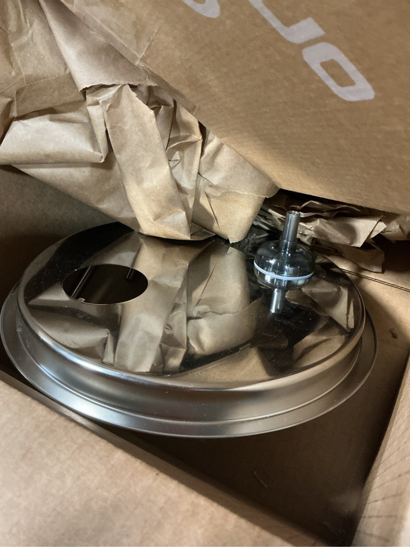 Condition photo showing As Is for oneisall Dog Water Fountain for Large Dogs,7L/230oz/1.8G Stainless Steel Dog Fountain Super Quiet with Triple Filtration,Great for Large Dogs (PWF002 Dog Fountain +6Sets Filters) Upgraded Dog Fountain +7Sets Filters