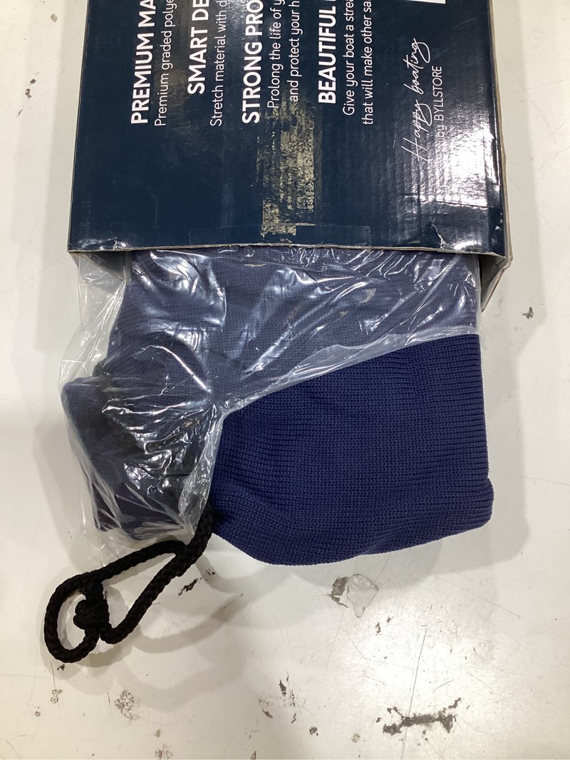 Condition photo showing Good Condition for boat buoy covers | 1, 2 & 4-pack | navy blue | diameter x length: 15? x 19? & 17.5? x 21? | polyester (1-pack & 15? x 19?) 15? x 19? navy | 1-pack