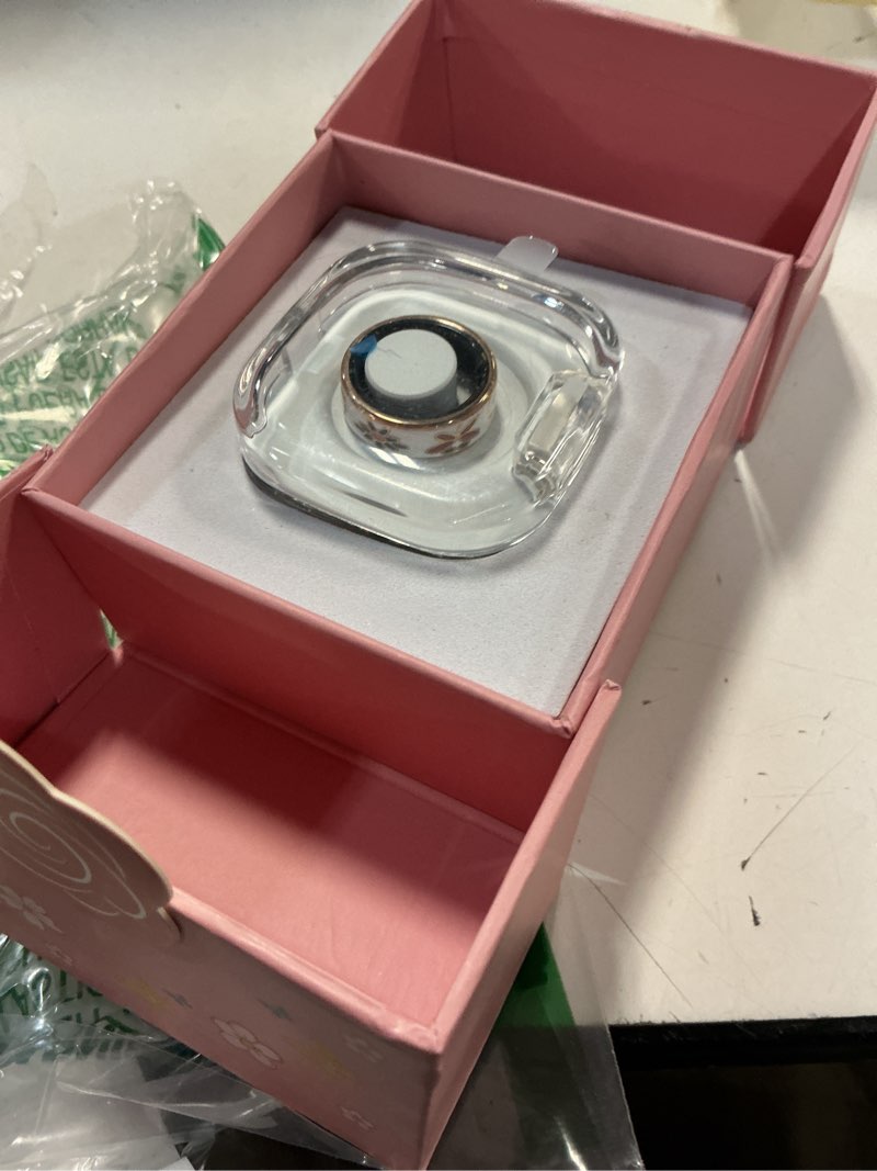 Condition photo showing Good Condition for smart ring health tracker, for men and women, equipped with heart rate monitor, sleep tracker, 8 exercise modes, step counter, 5-7 days battery life, no subscription fee, ip68 waterproof r18 (8)