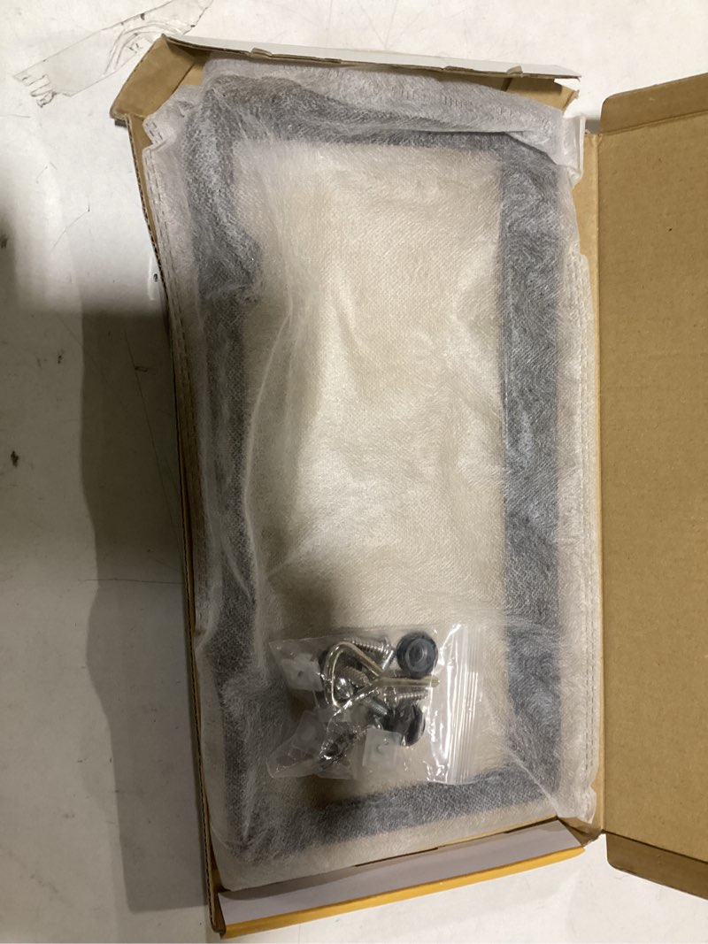 Condition photo showing Good Condition for Real Carbon Fiber License Plate Frame, 100% Pure Carbon Fiber Frame, Black License Plate Holder Cover with Screw Caps, Anti-Vibration Pads, (Twill 2 Hole) Carbon fiber Twill 2 hole