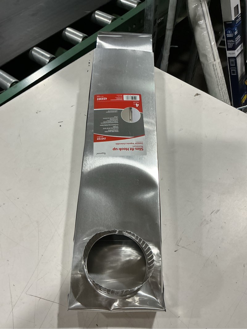 Condition photo showing As Is for imperial 26.5-in to 43-in adjustable periscope dryer vent