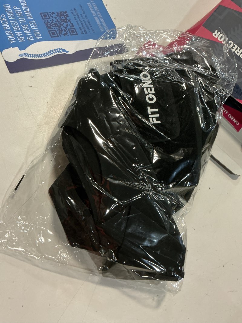 Condition photo showing New/Like New for fit geno posture corrector for women invisilite: invisible lightweight back brace for neck shoulder & upper back pain relief - improve posture correct hunchback slouching under clothes small/medium black s/m (under bust 28"- 32")