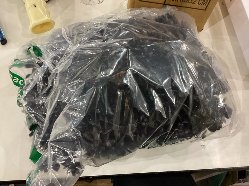 SJL Black Artificial Hanging Flower Faux Hanging Plants UV Resistant Indoor Plastic Leavse Flower Ha