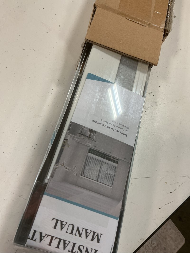 Condition photo showing Good Condition for myshade cordless blackout cellular shades for windows, honeycomb window shades with thermal insulation, child & pet safe room darkening shade, easy install, 23" w x 64" h, white white 23"w x 64"h