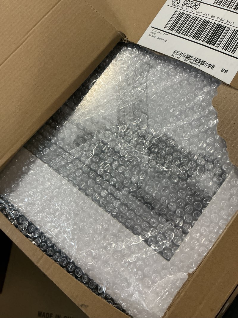 Condition photo showing As Is for upsimples 18x24 Picture Frame, Display Pictures 16x20 with Mat or 18 x 24 Without, Wall Hanging Poster Frames, Black, 1 Pack Black 18x24