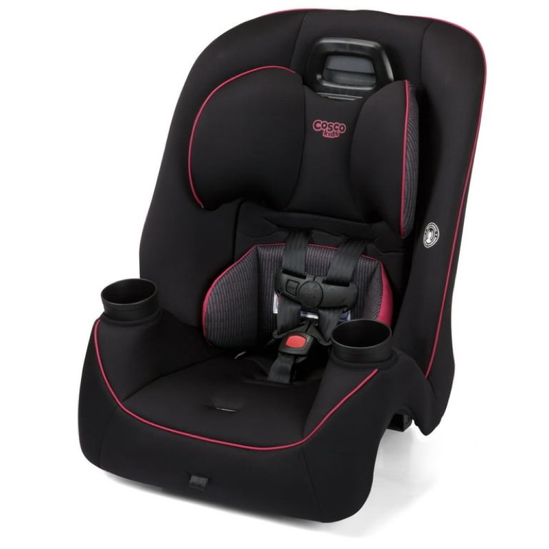 Cosco Kids Easy Elite Slim All-in-One Convertible Car Seat, Framboise