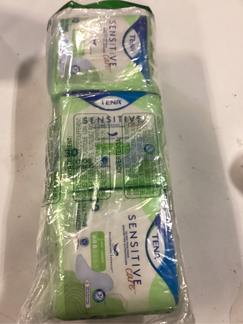 Condition photo showing New/Like New for Tena Sensitive Care Ultra Thin Regular Adult Incontinence Pads for Women, Postpartum, Light Absorbency, 180 Count 30 Count (pack of 6) 180