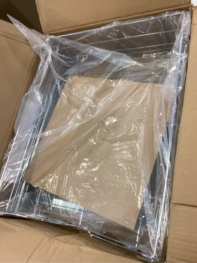 Condition photo showing Good Condition for Pull Out Cabinet Organizer 17" W X 22" D, Slide Out Drawers For Kitchen Organizers and Storage, Pull Out Drawers For Cabinets Capacity Heavy Duty Caddy, Cabinet Shelves Chrome-Plated, Bathroom Pantry 17" W X 22" D 1 Tier - Chrome-Plated