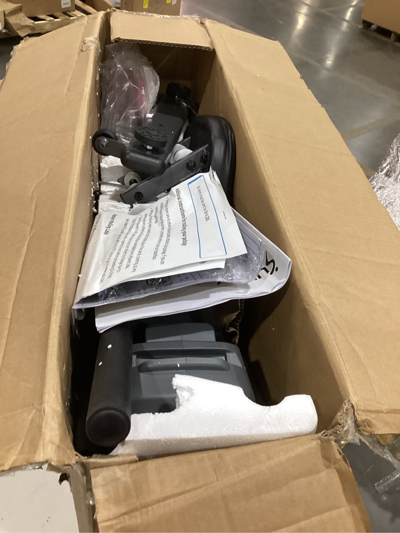 Condition photo showing Good Condition for sunny health & fitness smart magnetic rower, compact quiet & smooth rowing machine for full-body cardio exercise, free sunnyfit training app connection black