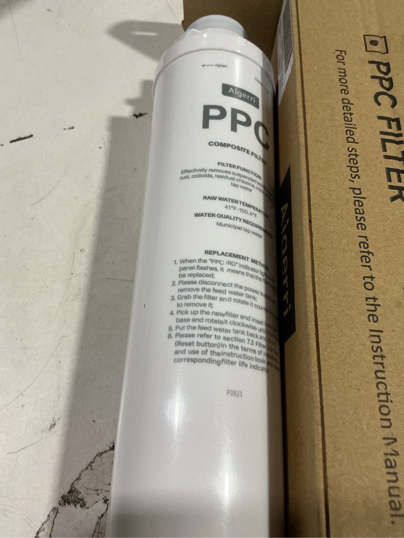 Condition photo showing Good Condition for PPC Filter Replacement Cartridge, PPC Filter Replacement Cartridges for Superior Filtration, Extended Lifespan, 60-90 days Replacement Cartridge