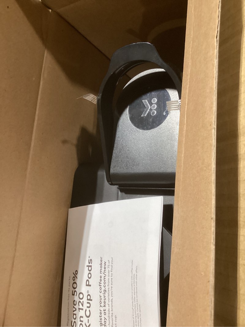 Condition photo showing New/Like New for Keurig K-Slim Single Serve K-Cup Pod Coffee Maker, Multistream Technology, 3 Brew Sizes, Slim and Sleek Design, 46oz Removable Reservoir, Black