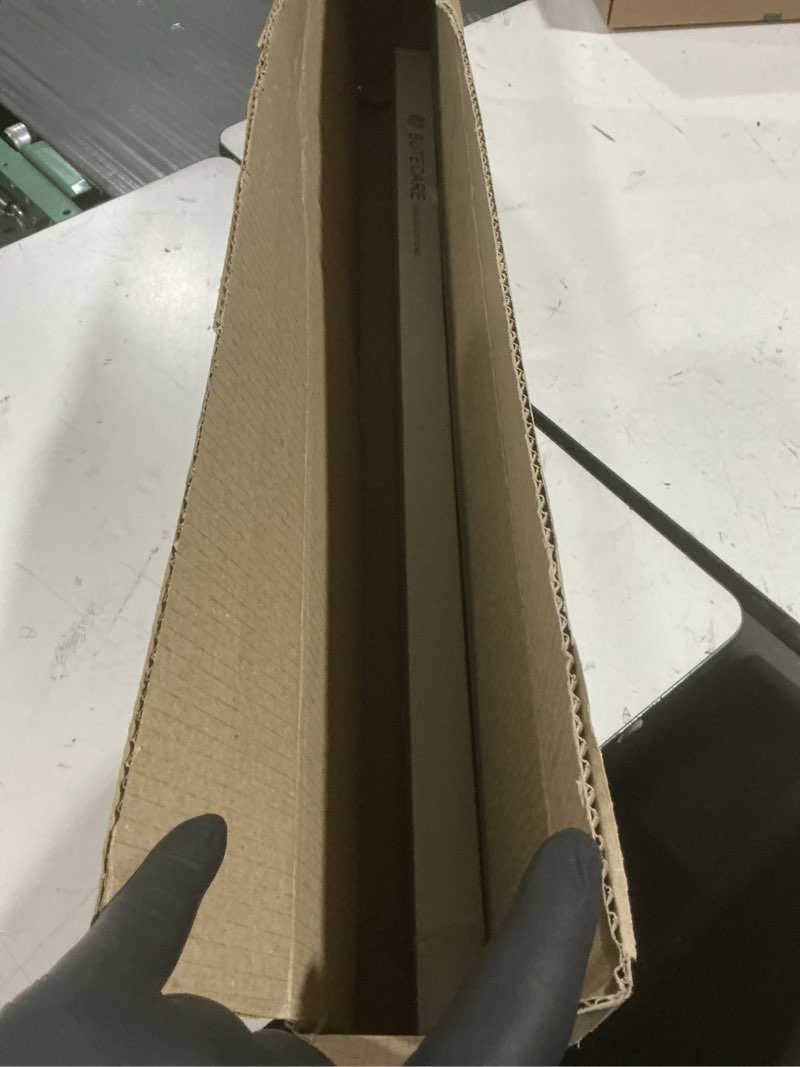 Condition photo showing As Is for 2-pack butecare frameless shower door bottom seal for glass doors – stop shower leaks and create a water barrier (3/8” x 39”) bottom sweep -3/8''