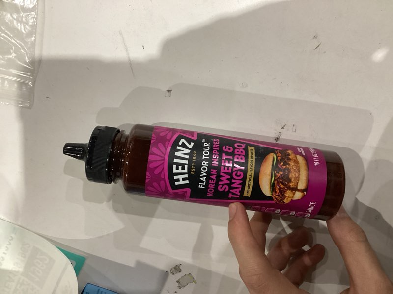 Condition photo showing New/Like New for Heinz Flavor Tour Korean Inspired Sweet & Tangy BBQ Sauce, 10 fl oz Bottle
