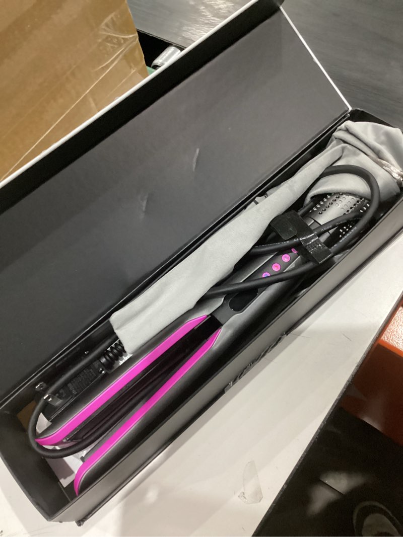 Condition photo showing As Is for Hair Straightener – 2 in 1 Wet to Dry Air Straightener with High-Speed Ionic Airflow, Straightens Using air, No Heat Damage, Smart Temperature Control for Medium to Long Hair (35-75cm) (Gray)
