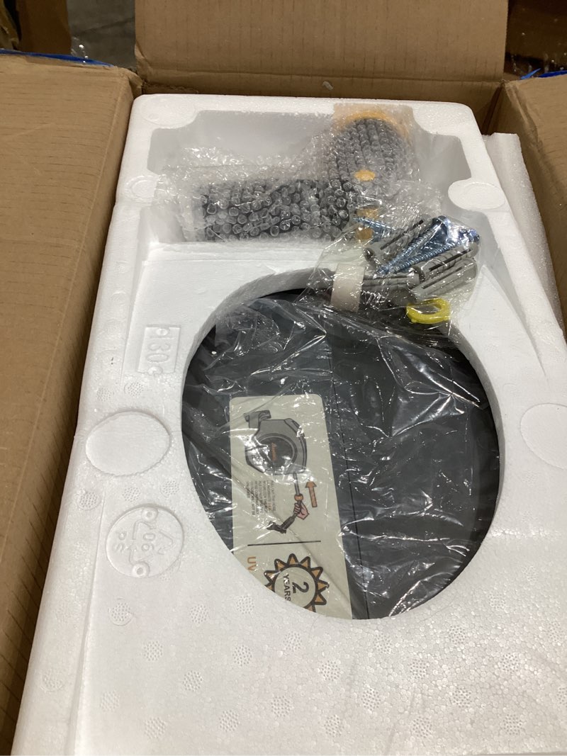Condition photo showing Good Condition for glahoden retractable garden hose reel 1/2 in x 100 ft upgraded uv resistant heavy duty automatic hose reel wall mount 3/4 in brass fitting 9 pattern nozzle any length lock slow retraction 180° swivel 1/2" 100ft