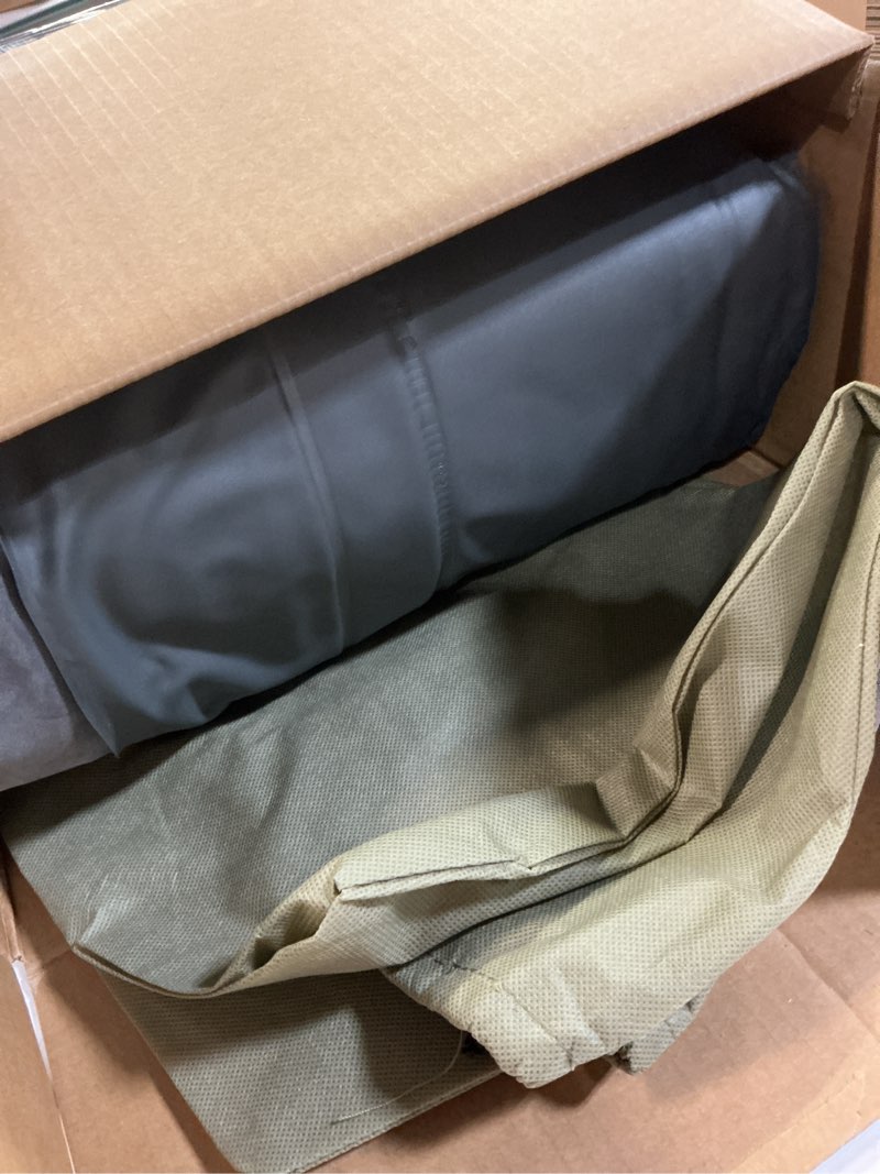 Condition photo showing Good Condition for intex twin size air mattress, 18in height, built-in pump, dura-beam deluxe comfort-plush - portable inflatable blow-up bed for camping, travel, guests 18" grey twin