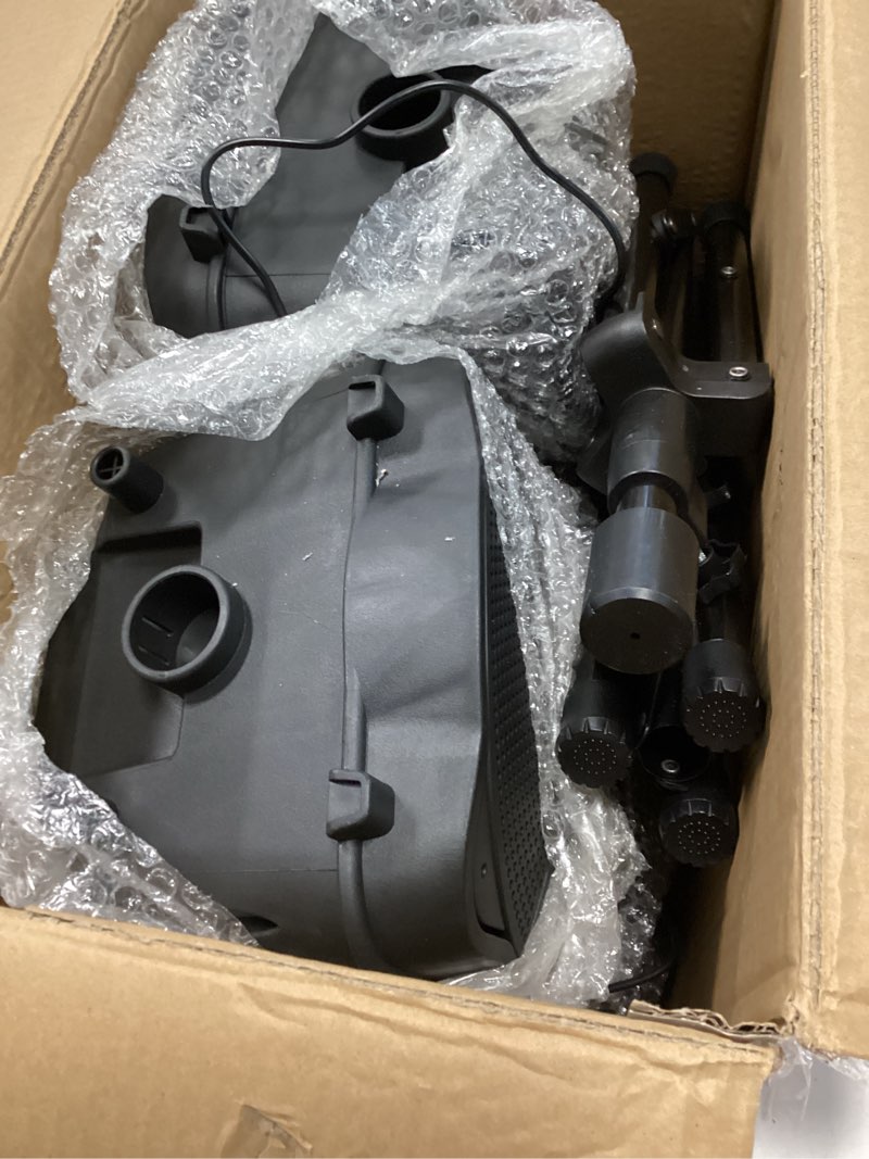 Condition photo showing As Is for Portable PA System with Stands for Indoor and Outdoor, DJ Speaker with Dual 8", Wireless Party Speaker with Microphone TWS/AUX/USB