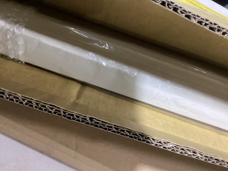 Condition photo showing As Is for dez furnishings cordless 1" light filtering cellular shade, 33"w x 64"h, cream cream 33"w x 64"h