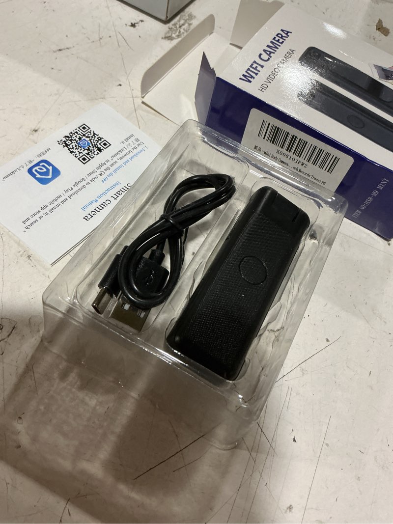 Condition photo showing Good Condition for mini body camera with audio and video recording, small tiny wearable personal portable thumb pov action recorder dv camcorder night version grabar chest security guard work records travel (1pcs 4k)