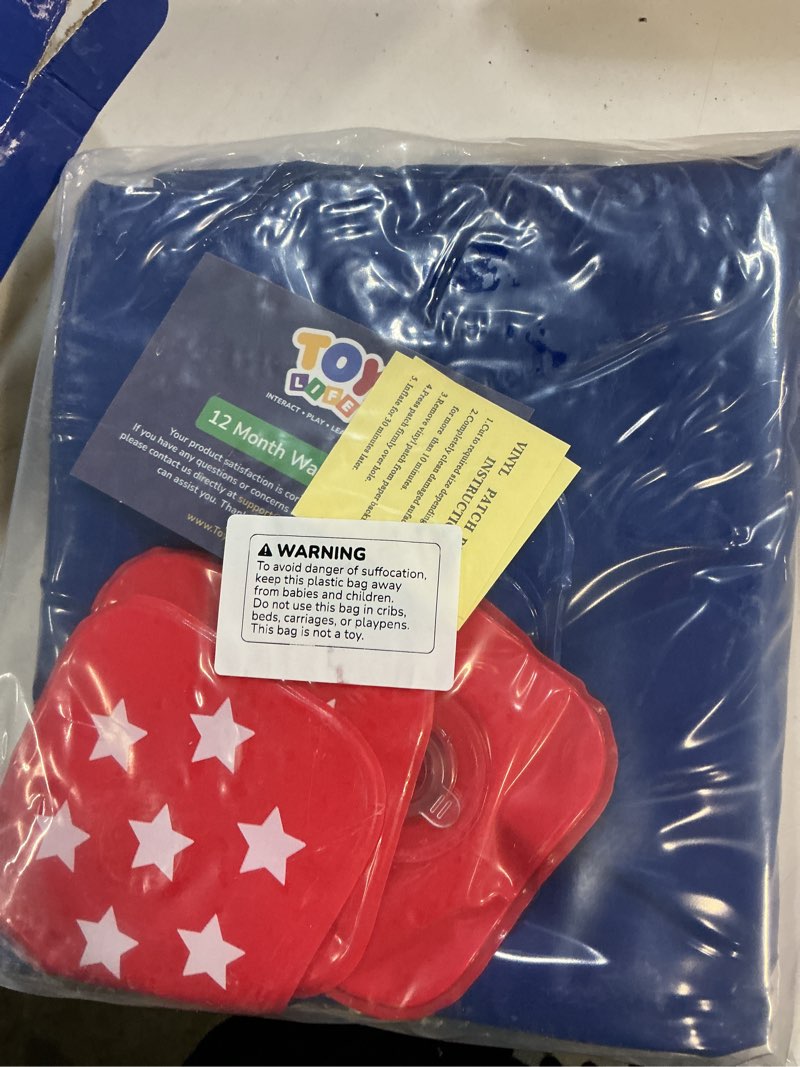 Condition photo showing Good Condition for toy life 2 sets inflatable pool games toys, pool cornhole game floating toys for adults family, water games for adults, bean bag toss game for swimming pools red&blue