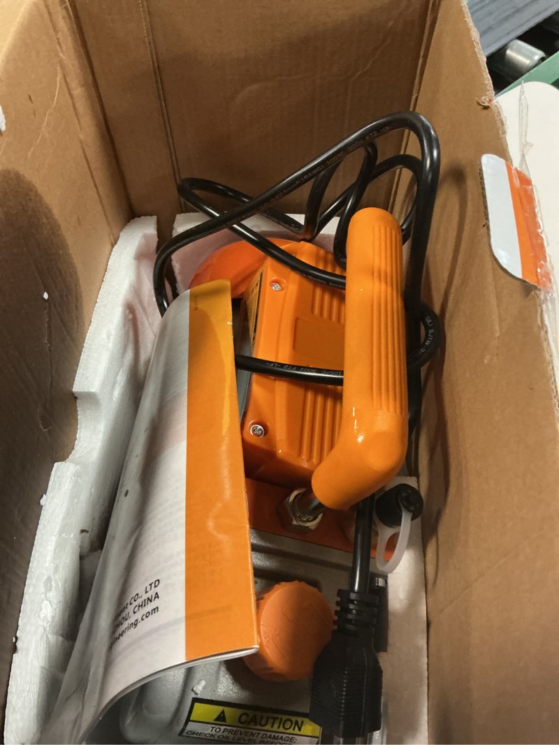 Condition photo showing As Is for Similar Elitech NVP-5 HVAC Vacuum Pump 5CFM 2L/S 1/3HP Single Stage Rotary Vane Air Vacuum Pump for HVAC and Refrigeration Systems, Durable and Easy to Maintain 5 CFM