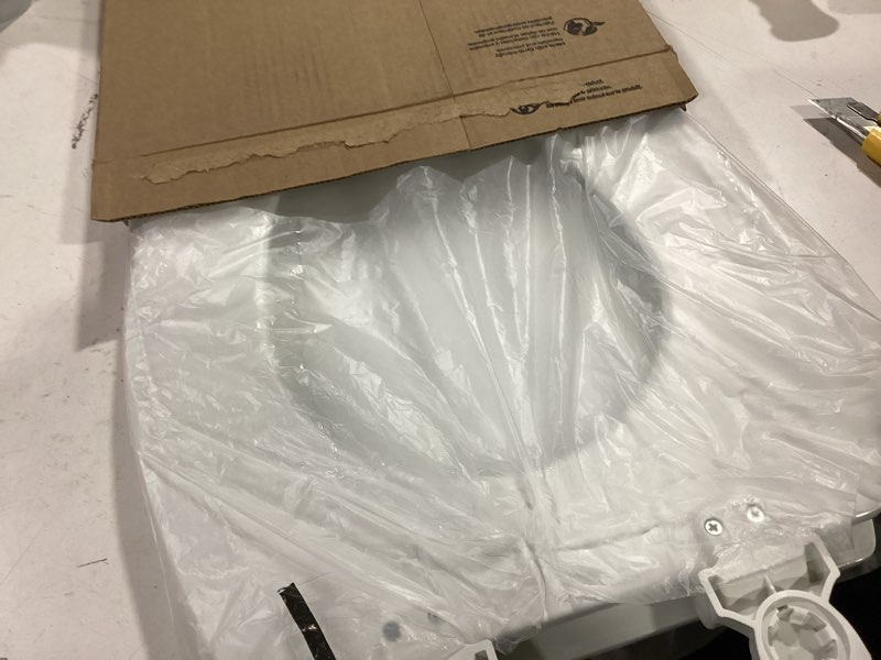Condition photo showing As Is for bemis residential molded wood toilet seats white