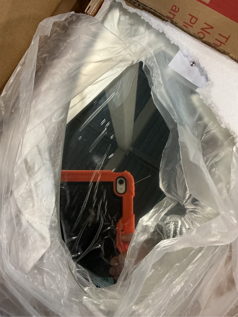 Condition photo showing Good Condition for Hasipu Irregular Wall Mirror - 27"x18" Irregular Abstract Mirror for Wall Asymmetrica Wall Mirrors Decorative Modern for Living Room Bathroom,Bedroom,Hallway 27"L x 18"W