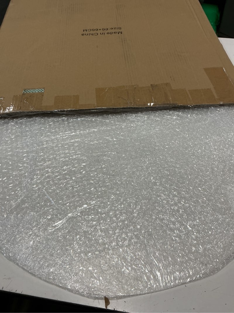 Condition photo showing Good Condition for large round acrylic sheet clear acrylic circle board transparent circle blank plastic disc for table top backdrop diy cake disks crafts(1/8" x 24")